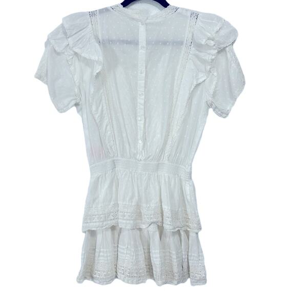 Maia Bergman Mery Dress White Summer mini dress women’s size XL - Picture 7 of 9